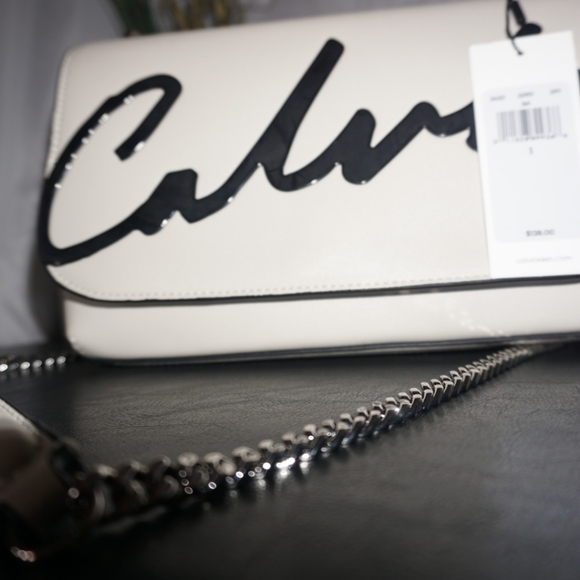 CK sculpted logo flap bag MSRP $138 - Picture 2 of 4